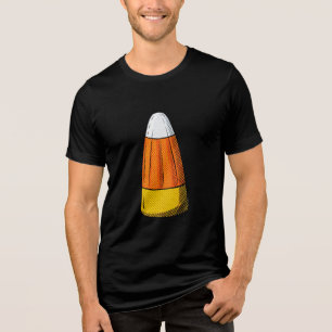 Ilustração Gráfica de Arte Pop Retrô de Candy Corn