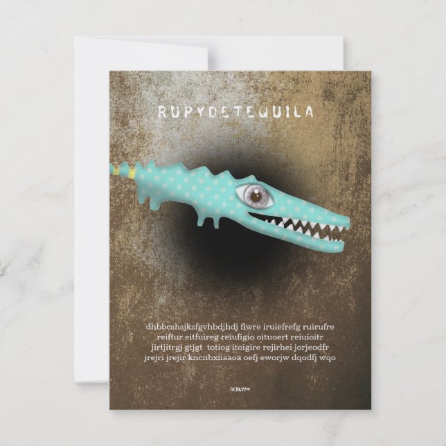 Ilustração infantil Rupydetequila 2015 (Frente)