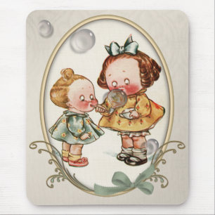 Ilustração minúscula Mousepad do vintage das