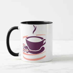 Ilustração Moderna de Xícara de Café
