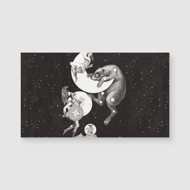 Ilustração Noturna do Deus do Universo da Lua Cele (Frente)