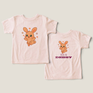 Ilustração Personalizada de Animais Bebês Coelhinh