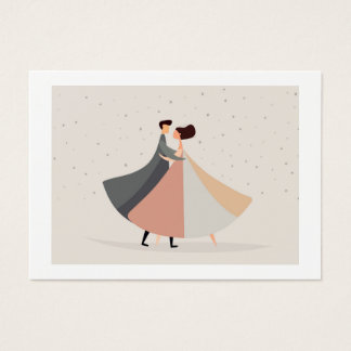 ilustração romântica vetorial com homem e mulher e