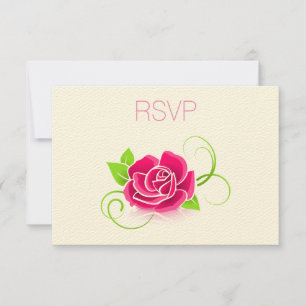 Ilustração RSVP Rosa Rosa Rosa