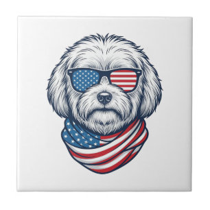 Ilustração Vetorial de Cachorro Fofinho Patriota_1