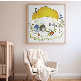 Ilustração Vintage de Else Wenz Vietor Poster