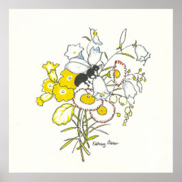 Ilustração Vintage de Else Wenz Vietor Poster