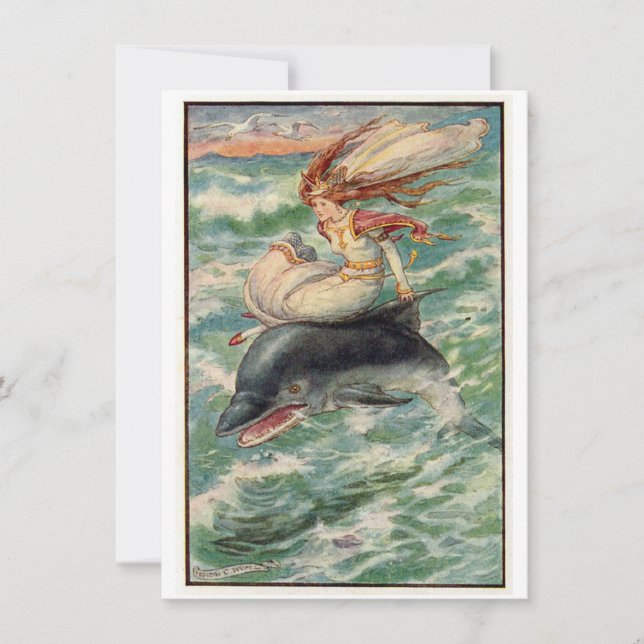 Ilustração Vintage de Frank C. Pape (Frente)