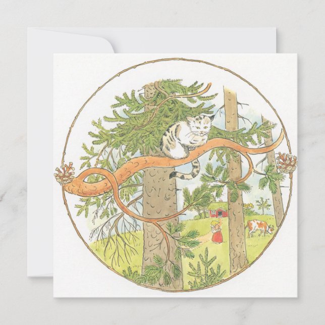 Ilustração Vintage, Pequena Velhinha Elsa Beskow (Frente)