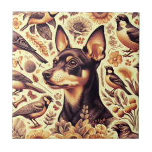 Ilustração Vintage Pinscher