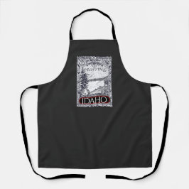 Ilustração Vintage Pristine Idaho Apron