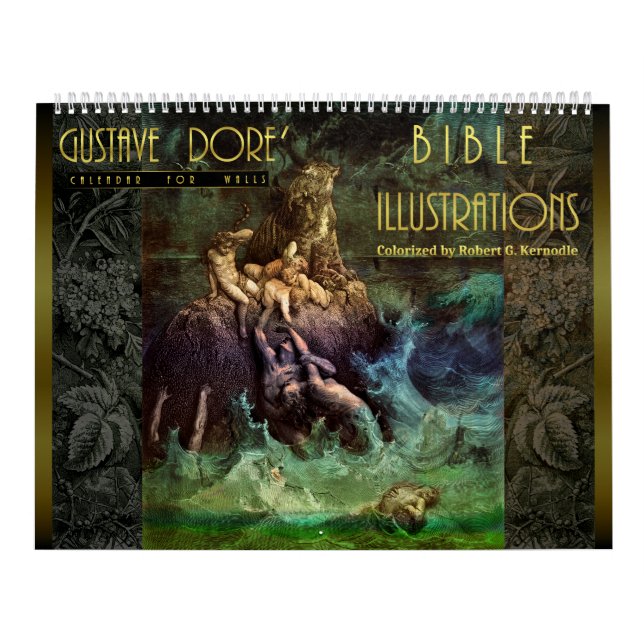 Ilustrações da bíblia do calendário de parede (Capa)