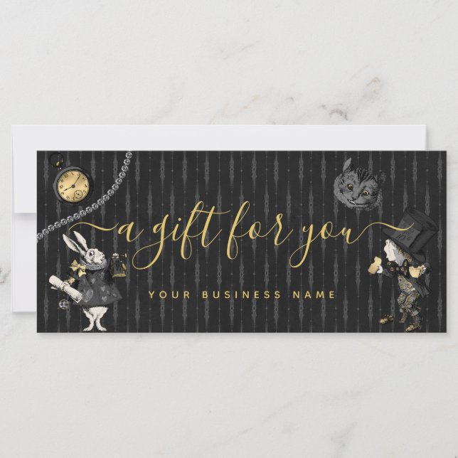 Ilustrações de Alice no País das Maravilhas (Frente)