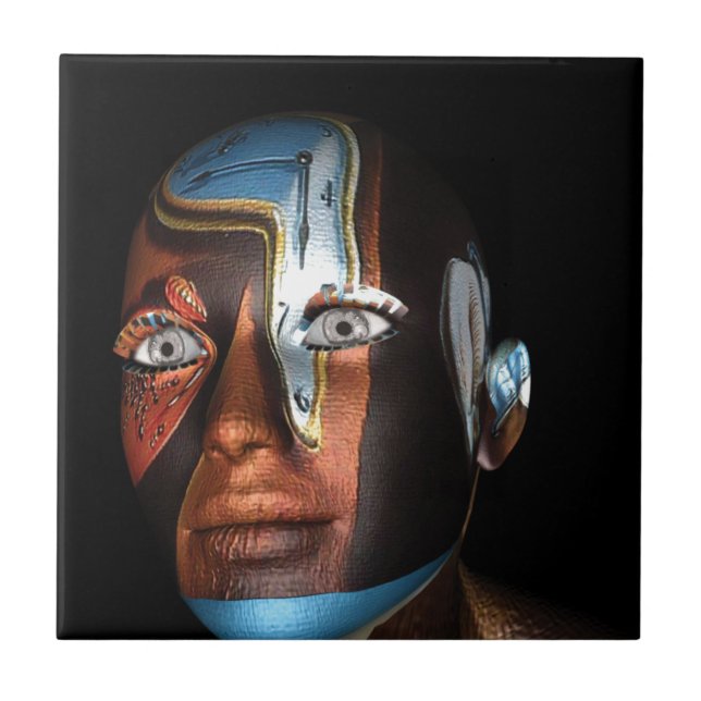 Ilustrações de Dali 3d na mercadoria (Frente)