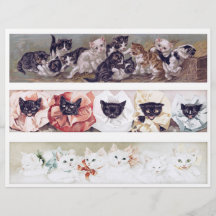 Ilustrações reais (não de IA) de gatos da era vito