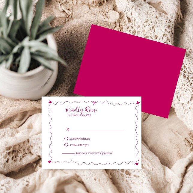 Ilustrações Scribble desenhadas à mão RSVP de Casa (Criador carregado)