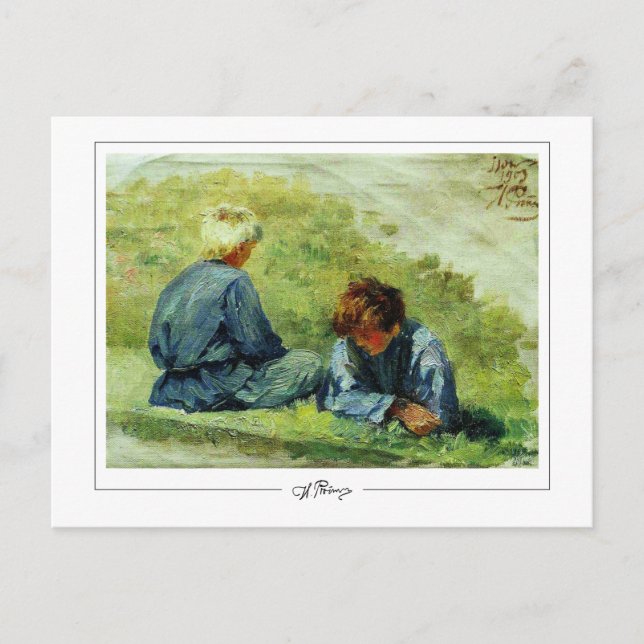 Ilya Repin #22 - Cartão Postal de Arte Refinada (Frente)