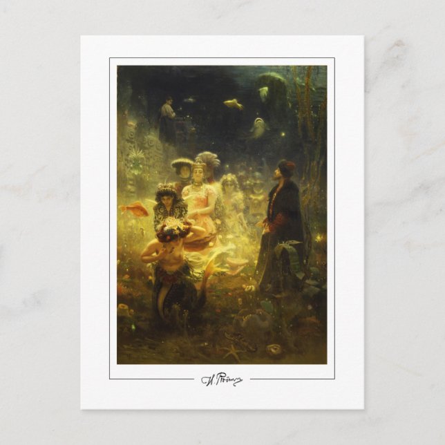 Ilya Repin #25 - Cartão Postal de Arte (Frente)