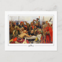 Ilya Repin #788 - Cartão Postal de Arte Refinada