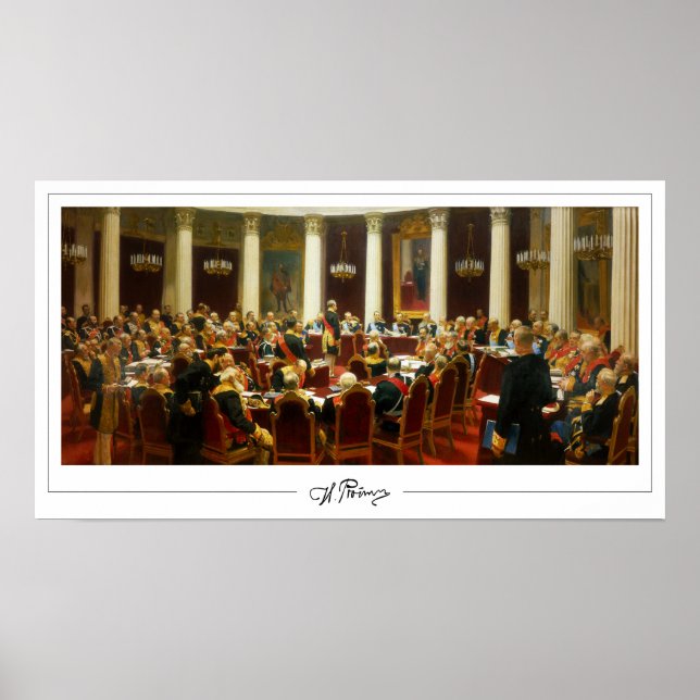 Ilya Repin Zedign Art Poster #31 (Frente)