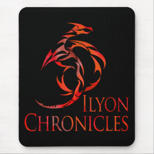 Ilyon cronica o dragão vermelho Mousepad