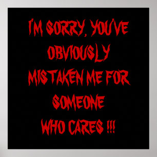 I'M SORRY !!!!! POSTER