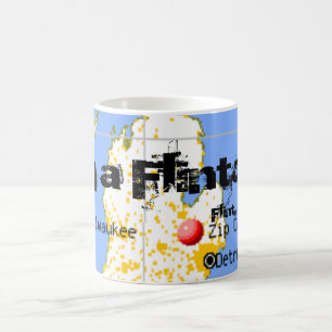 Im uma caneca do copo de café do mapa de Michigan