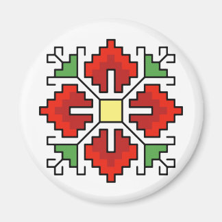Imã М0061 Magnet motif búlgaro motif shevitsa red