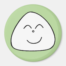 おにぎり顔マグネット（グリーン40）