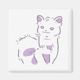 IMÃ パステル紫＆ふわふわアルパカイラスト