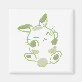 IMÃ リラックスうさぎ＆ふわふわ緑デザイン 