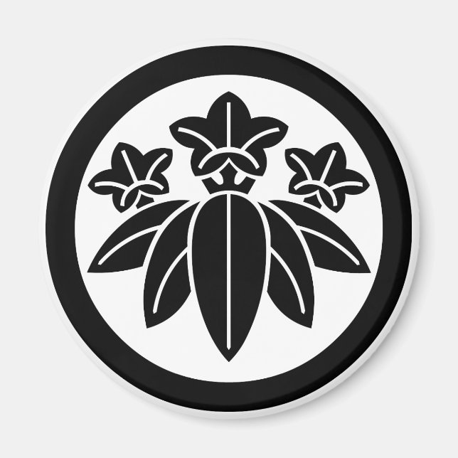 Imã 丸 に 笹 龍 マ 胆 グ Partes. (Frente)