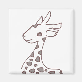 IMÃ 優しいブラウンのきりんデザイン