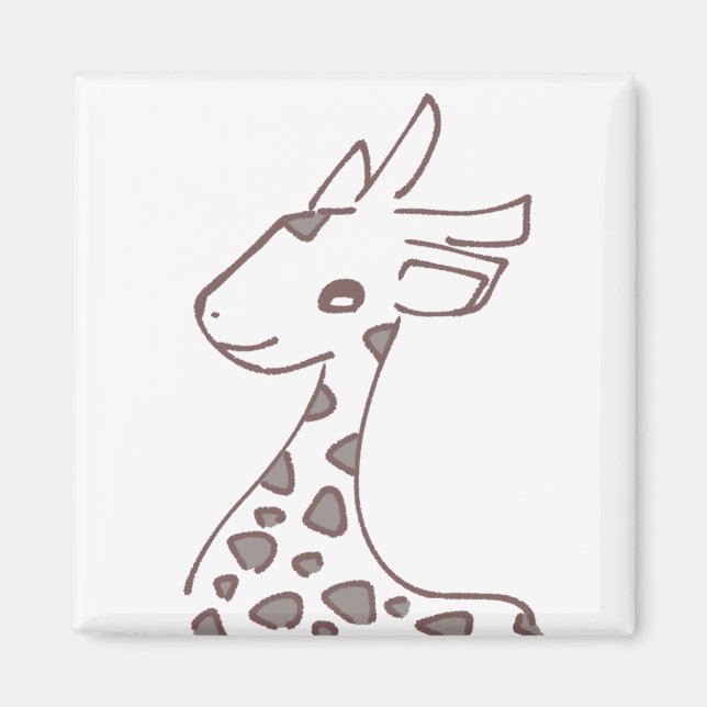 IMÃ 優しいブラウンのきりんデザイン (Frente)