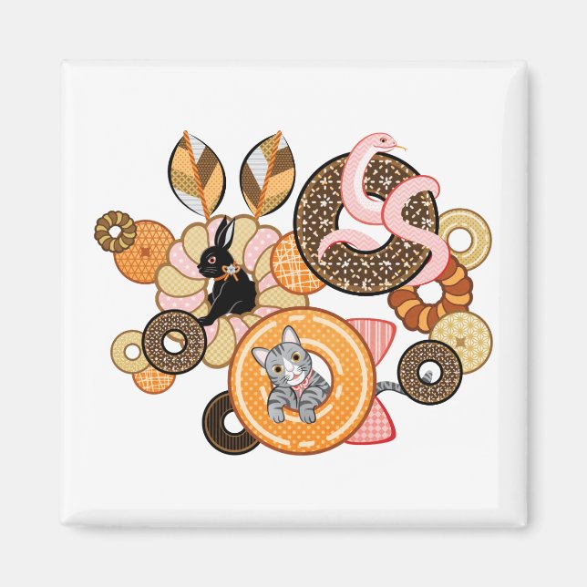 Imã 動 物 と  ナ (リ  )/Animal e donut (Remake) (Frente)