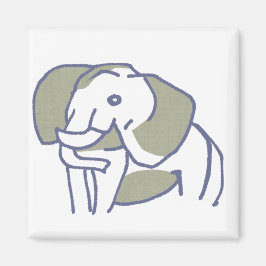IMÃ 北欧風象イラストマグネット｜温かみと洗練を兼ね備えたデザイン  マグネット