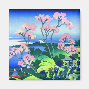Imã 北 斎 Goten-Yama Hill Hokusai Cherry Blossom Blo