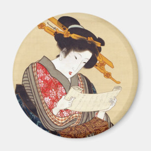 Imã 女, mulher do 国貞, Kunisada, Ukiyo-e