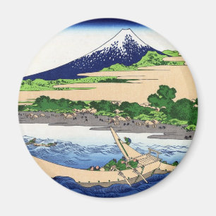 Imã 江尻田子の浦, opinião Monte Fuji do 北斎