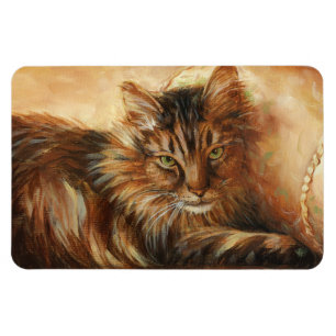 Ímã 0005 Cat on Travesseiro Magnet
