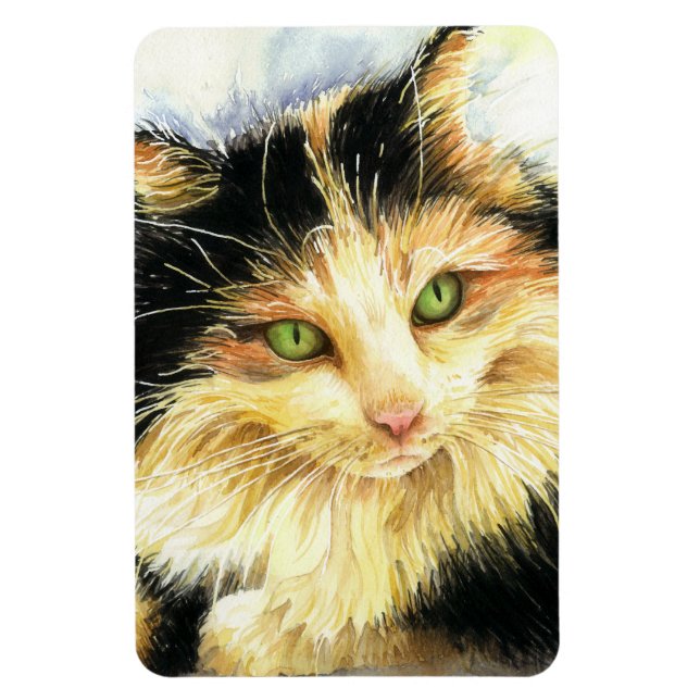 Ímã 0010 Calico Cat (Vertical)