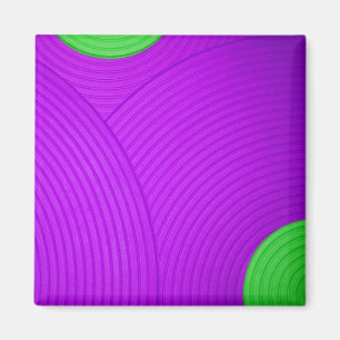 Imã 06 verde & roxo circunda o ímã