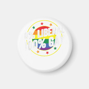 Imã 0 Gay Liberal 100 LGBT Design para Conservadores