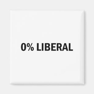 Imã 0% Liberal 0 Por cento Liberal Engraçado Conservad
