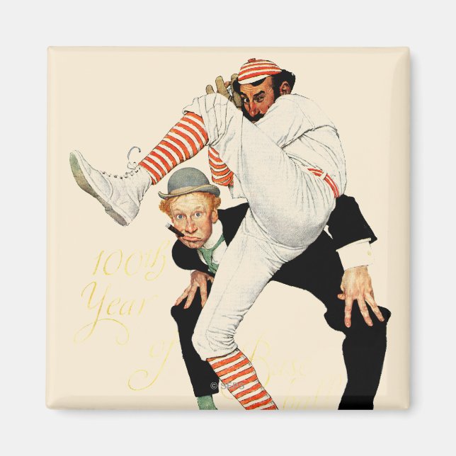 Imã 100º Aniversário do Baseball (Frente)