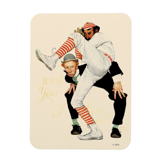 Ímã 100º Aniversário do Baseball (Vertical)