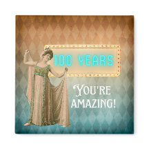 100º Aniversário Frigorífico de Aniversário do Can