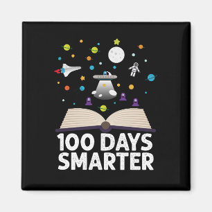Imã 100º Dia da Escola 100 Dias Mais Inteligente Espaç