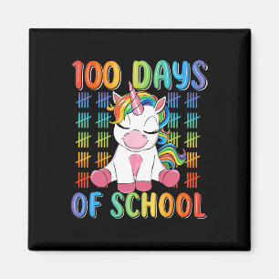 Imã 100º Dia Da Escola Para Meninas Cute Unicórnio