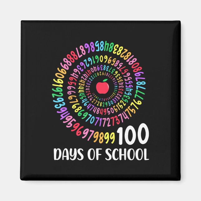 Imã 100º Dia De Escola 100 Dias Matemática Número Prof (Frente)